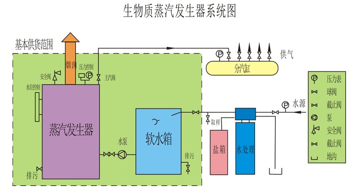 生物质蒸汽发生器系统图